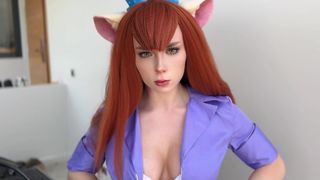 GADGET HACKWRENCH FROM CHIP  N DALE DEEPTHROATS AND HARD FUCKS TILL CUM IN PUSSY