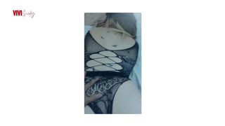 PUTTING HER LITTLE VELVET MOUTH IN WITH ALL HER WILL.