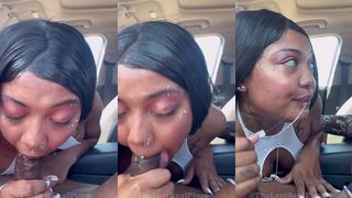 SLOPPY SUCKING AT THE PARK