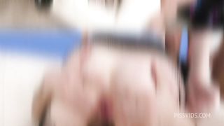 My first TP goes Wet, Kaira Love, 5on1, ATM, DAP, Manhandle, Rough Sex, TP, Big Gapes, Pee Drink, Cum in Mouth, Swallow GIO2124