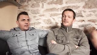 Alexia is punished by 3 men