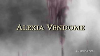 Alexia is punished by 3 men