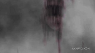 Alexia is punished by 3 men