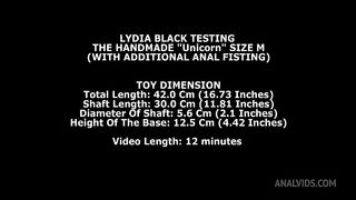 Ivy Maddox & Lydia Black Testing The Handmade Horse Power Size L and Unicorn Size M (With Additional Anal Fisting) TWT229