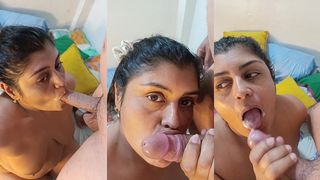 LE SACO LA LECHE A MI HIJASTRO CON LA BOCA