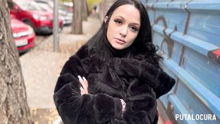 PUTALOCURA - LA GOTICA ESPANOLA TATUADA HOLY MACHIAVELLI ES PILLADA EN LA CALLE POR TORBE