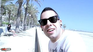 Kevin White fucks the ass and the pussy of the arab babe Samia Christal outdoors