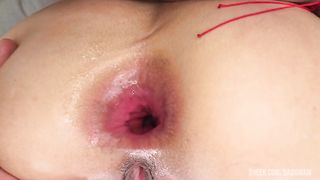 DANIELA ORTIZ gets a DP from two huge cocks + pissin. LTP066