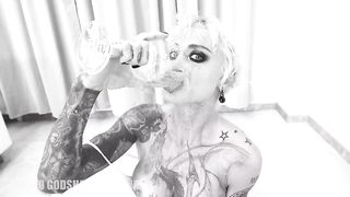 Sasha Beart Hardcore baseball bat gangbang with pee, anal creampie & cum swallow