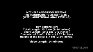 Michelle Anderson Testing The Handmade Vulkano Size L (With Additional Anal Fisting) TWT255