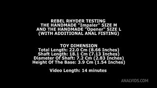 Rebel Rhyder Testing The Handmade Impaler Size M (With Additional Anal Fisting) TWT277