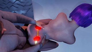 THICK RAVEN WITH HUGE TITS HAS DOGGY STYLE SEX