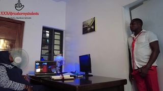 HORNY TEACHER ASK THE HARD COCK BLACK STUDENT FUCK HER ON HER DESK DURING SCHOOL HOURS