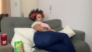 FARTING AND BURPING WHILE I WATCH TV