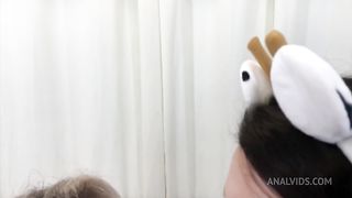 Busty Blonde Milf taking milk from Nymphet Kitty