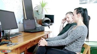 Natacha Guapa anal milk enema and hard fucking