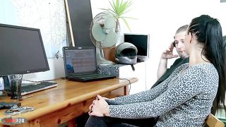 Natacha Guapa anal milk enema and hard fucking