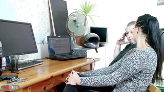 Natacha Guapa anal milk enema and hard fucking