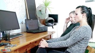 Natacha Guapa anal milk enema and hard fucking