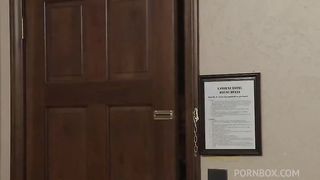 Big Boobed Hottie Romi Rain and Teen Cheerleader get it on