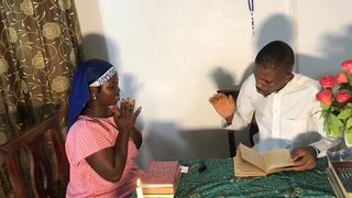 FORGIVE ME FATHER FOR I HAVE SINNED: SHE CAME FOR CONFESSION, BUT ENDED UP GIVING THE PRIEST A BLOW JOB AND VERY HOT SEX UNTIL THEY ARE CREAMPIED IN HER PUSSY JUICES