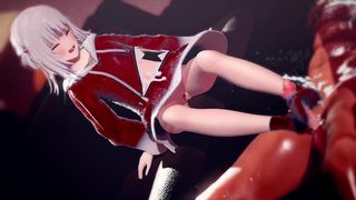 GAWR GURA FOOTJOB HENTAI HOLOLIVE VTUBER CUMSHOT MMD 3D RED CLOTHES