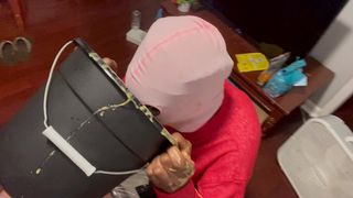 PUKE EATING AND RIMMING BLACK SLAVE USED