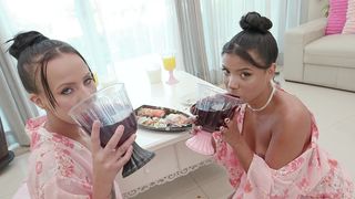 P-SLUTS VOL. 45 STARRING YOUNG SEXYS ELISA SANTOS AND OB SLAVE NAT IN AN INTENSE SCENE DOING ANAL AND PUK3 WITH BY DODO PITBUL