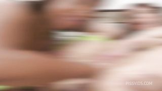 Avery Jane VS Syren De Mer Wet, 2on2, Anal and No Pussy, Double Anal Fisting, Gapes, Pee Drink, Cum in Mouth, Swallow GIO2205