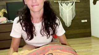 Kate Rich got fucked in the ass and she got a lot of cum in the ass