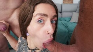 6ON2 GANGBANG DVP! TWO HOT BABES HOLY WOOD & AKINA ASMUS VS SIX BIG COCKS EKS431