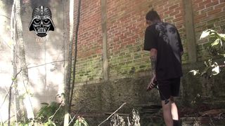 MASTURBATING IN AN ABANDONED PLACE AND CUMMING