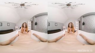 Only3x VR 5K - Zlata Shine is here to satisfy your anal needs and clean up your mess