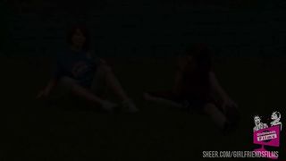 Pretend to be my girlfriend! What starts as a giggle soon turns into hardcore and hot sex