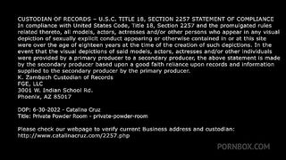 CATALINA CRUZ - Private Powder Room