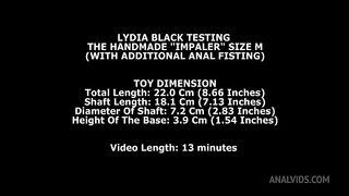 Lydia Black Testing The Handmade Impaler Size M (With Additional Anal Fisting) TWT225