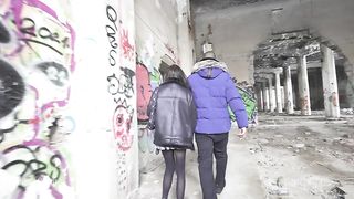 street slut Niki storm Randomly picked up in public for her first bbc douple penetration dp