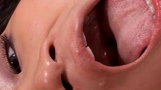 CHRISTINE AGUCHI ENJOYS SEX WITH A GUY WHO HAS A NICE BIG DICK