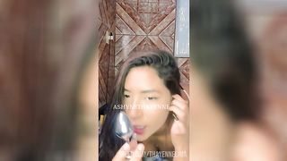 Masturbation with plug anal