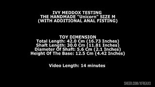 Ivy Maddox Testing The Handmade Unicorn M (With Additional Anal Fisting) TWT228