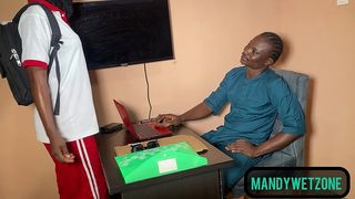 HONEY STUDENT CAME TO LEARN PRACTICAL BIOLOGY IN MY OFFICE