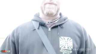 Delicious little Finnish tourist ass fucked in the woods