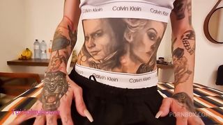 Tatted chick Gabi Ink back for more BBC