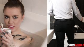 Horny Rich Bitch Eden Ivy DP’d by Her Stud Body Guards GP2294