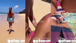 EU E O CORNO APRONTANDO EM UMA PRAIA DESERTA EM FERNANDO DE NORONHA