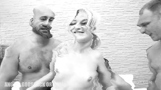 Nathalie Kitten Hardcore gangbang DP/DVP, pussy & anal creampie in DP