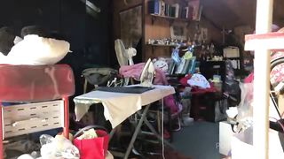 Let me finish ironing, come on you know I can't resist if I see your big cock