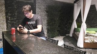 Drunk ass has no owner! Little bitch sucked my dick and gave the ass with the will! ANAL