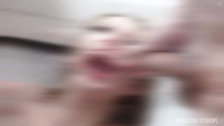 (Wet) Gina Snow, 18 loads, Cum in Mouth, Aly Vega, Bukkake, 5on1, BBC, Pee drink, DP, Swallow