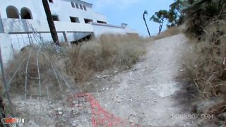 Deep anal sex at the beach with the sublime young punkette Loli Punk